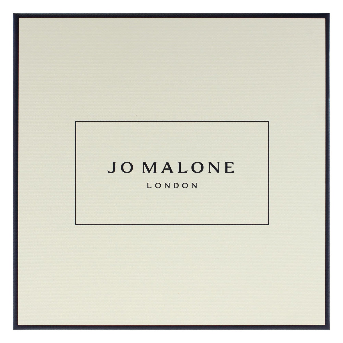 Close-up of Jo Malone label highlighting fragrance name and premium presentation