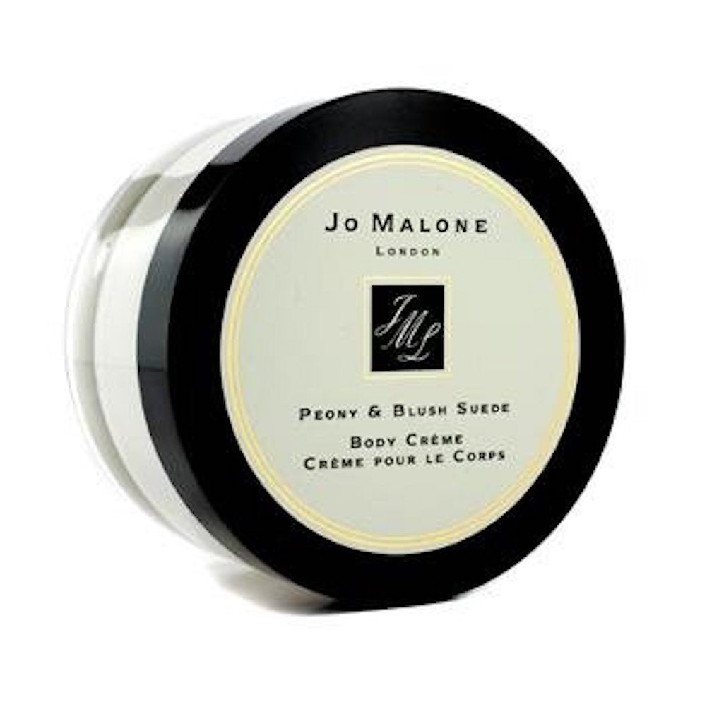 Jo Malone Peony cream in hand shows texture and moisturizing benefit