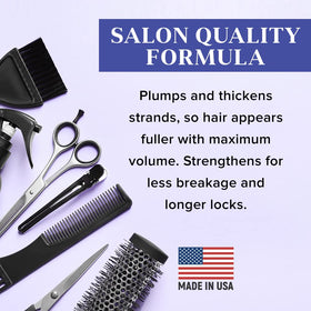 Joanne Jones being used during blow-dry for salon-style volume benefit