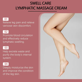 JoanofArc balm being massaged onto calf to support comfortable movement