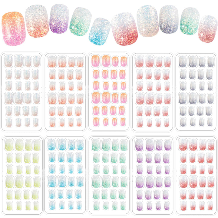 JOAOYO front packaging showing 240-piece kids nail set and colorful designs