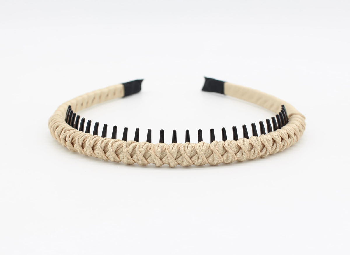 JOBAND headband in use during face washing keeping hair clear
