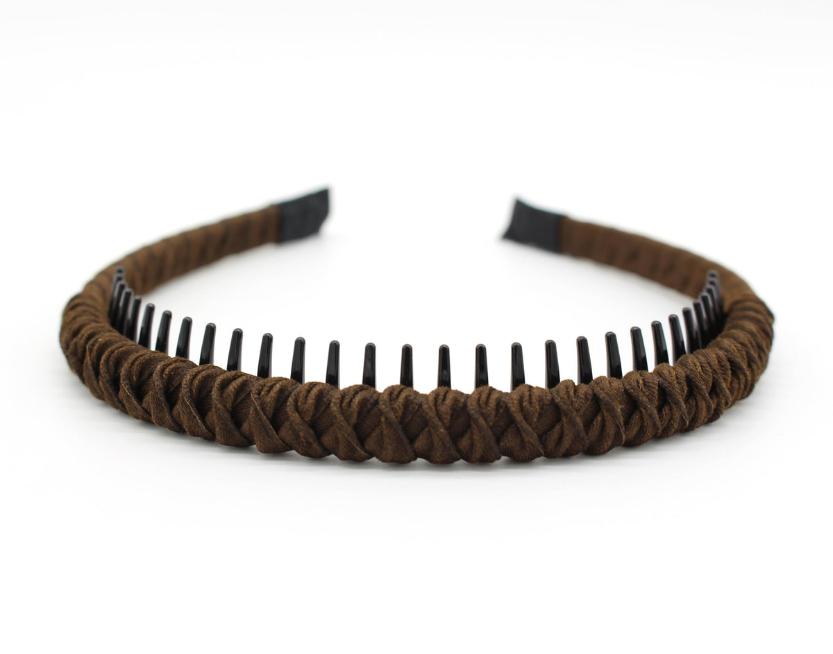 JOBAND headband used during makeup application keeping hair clear and neat
