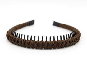 JOBAND headband used during makeup application keeping hair clear and neat