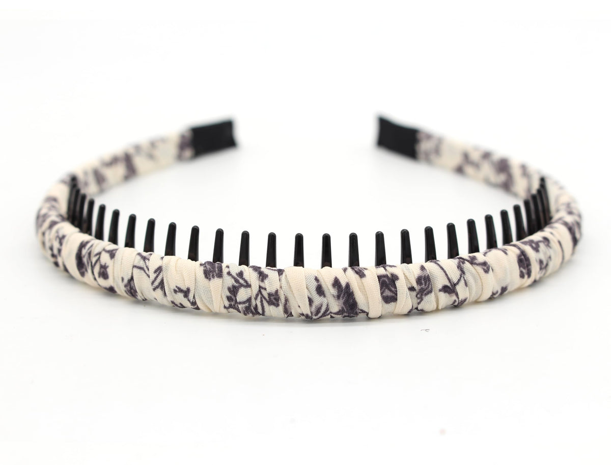 JOBAND headband on a vanity with skincare items to show practical daily use