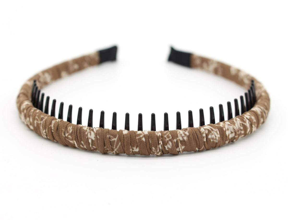JOBAND headband beside a ruler illustrating 0.8cm band width for discreet styling