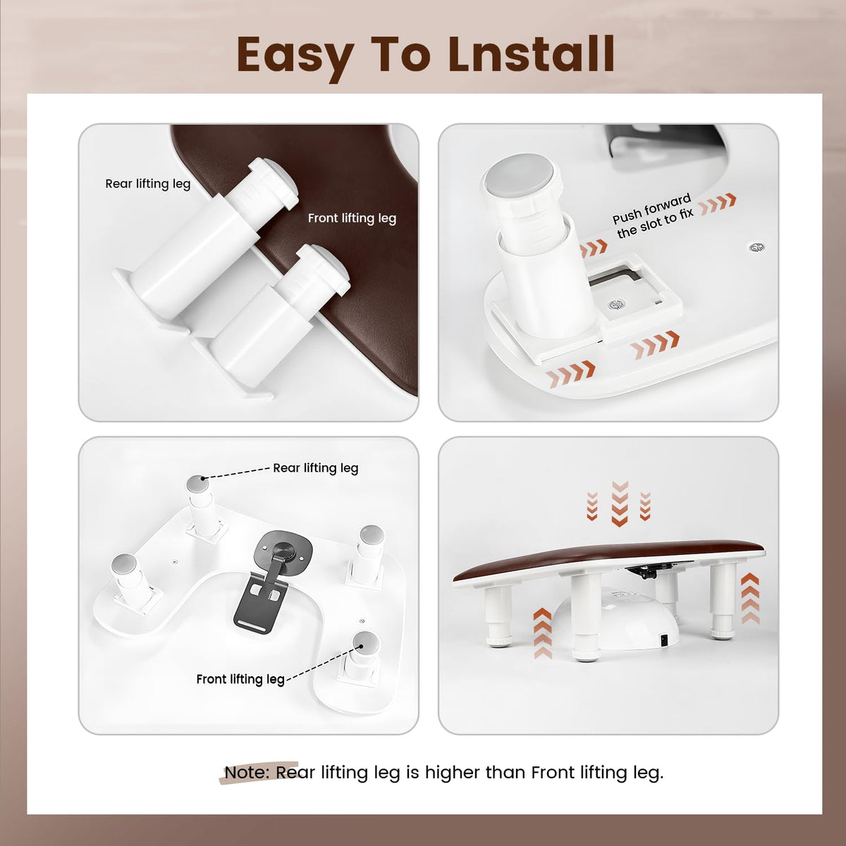 JODSONE adjustable height mechanism showing three-level customization advantage