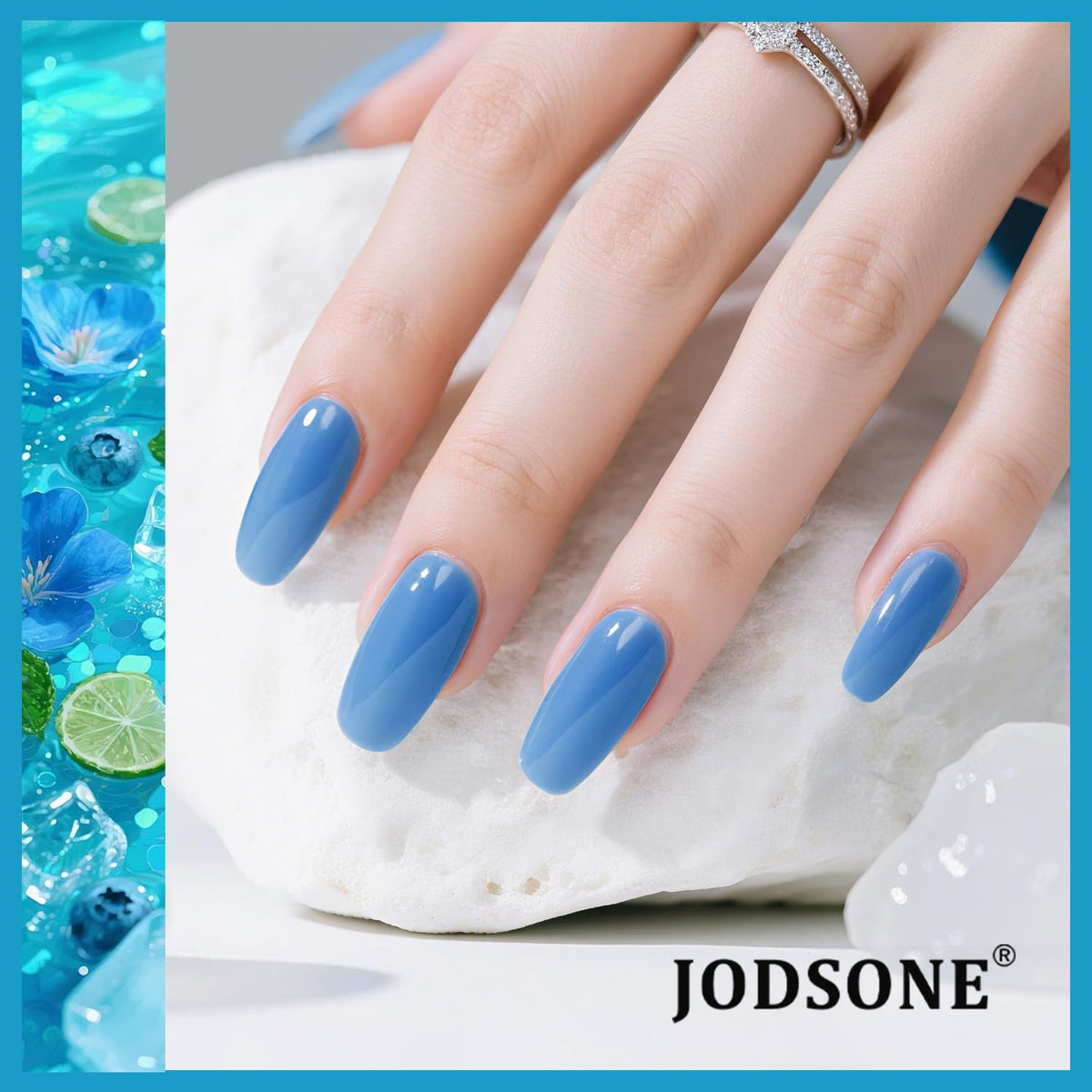 JODSONE base coat and top coats grouped to show finishing options and long wear