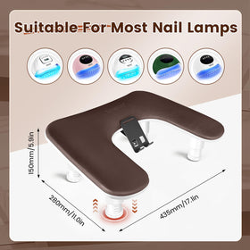 JODSONE anti-slip base detail showing stability on tabletop during manicures