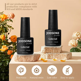 JODSONE bottles beside a ruler illustrating compact 5ml size for convenience