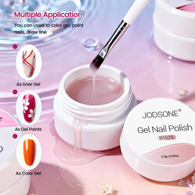 JODSONE brush sweeping gel close-up showing smooth texture for precise strokes
