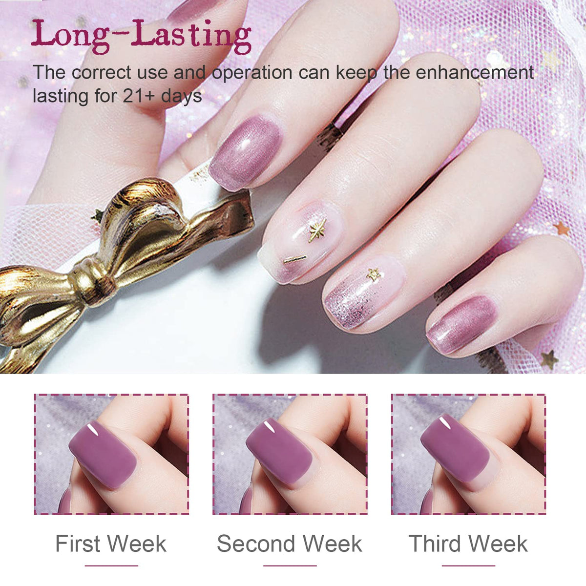 JODSONE brush stroke on nail demonstrating smooth application and opacity