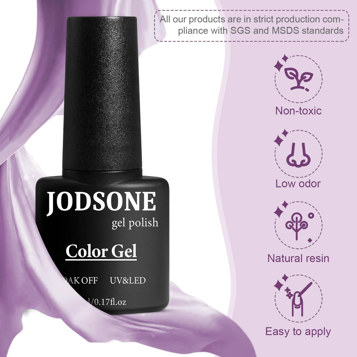 JODSONE brush texture detail showing soft bristles for smooth application