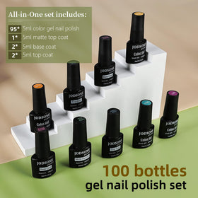 JODSONE color range fan displaying 95 shades for versatile looks
