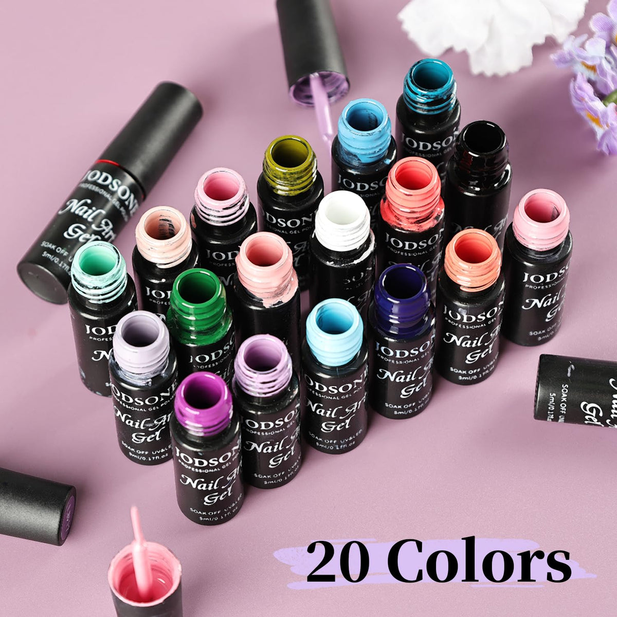 JODSONE color swatch fan illustrating pigment range for creative designs