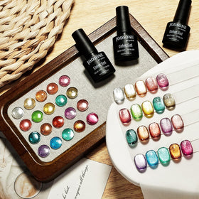 JODSONE color swatches display with 20 cat eye shades for creative variety