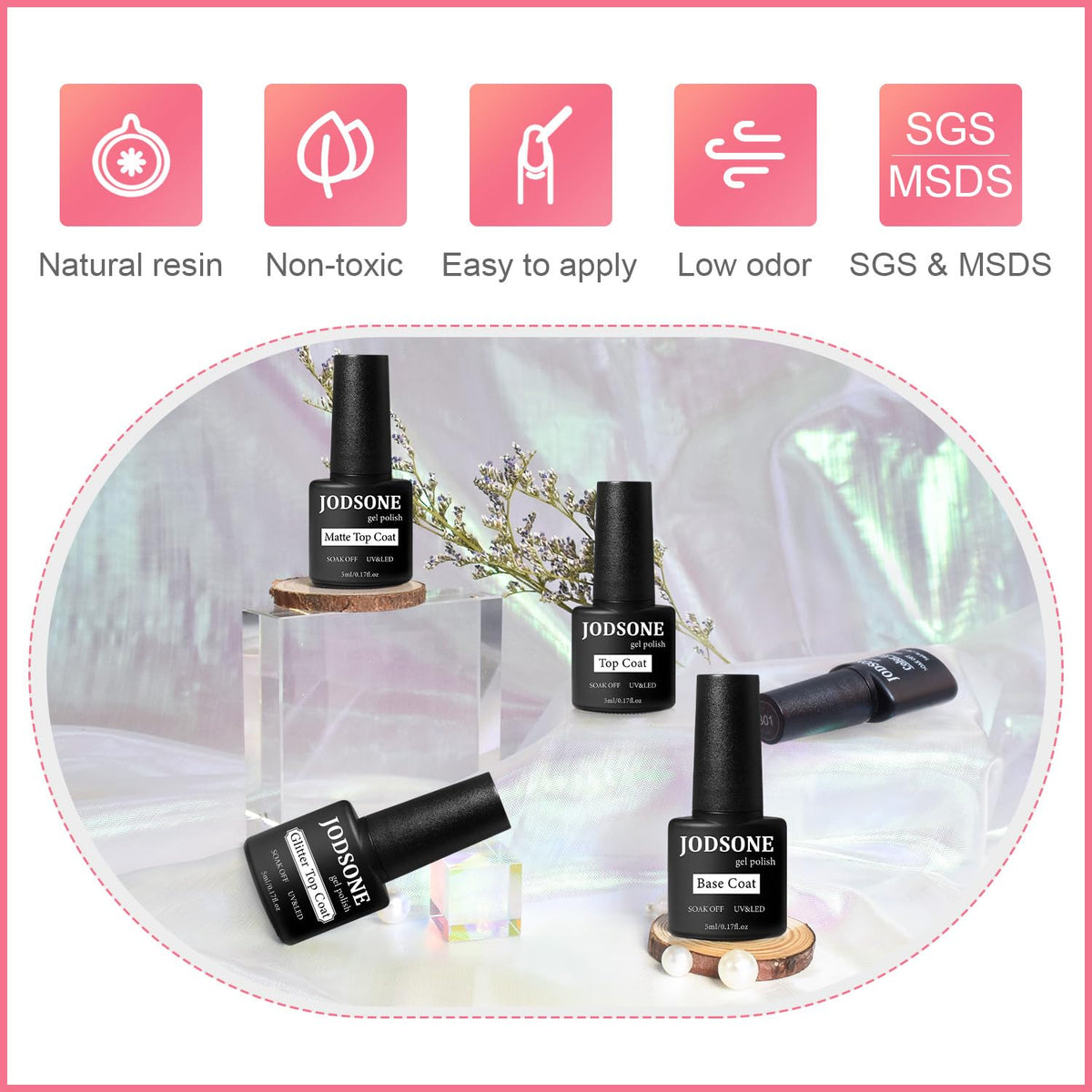 JODSONE finished manicure lifestyle shot demonstrating salon-quality results