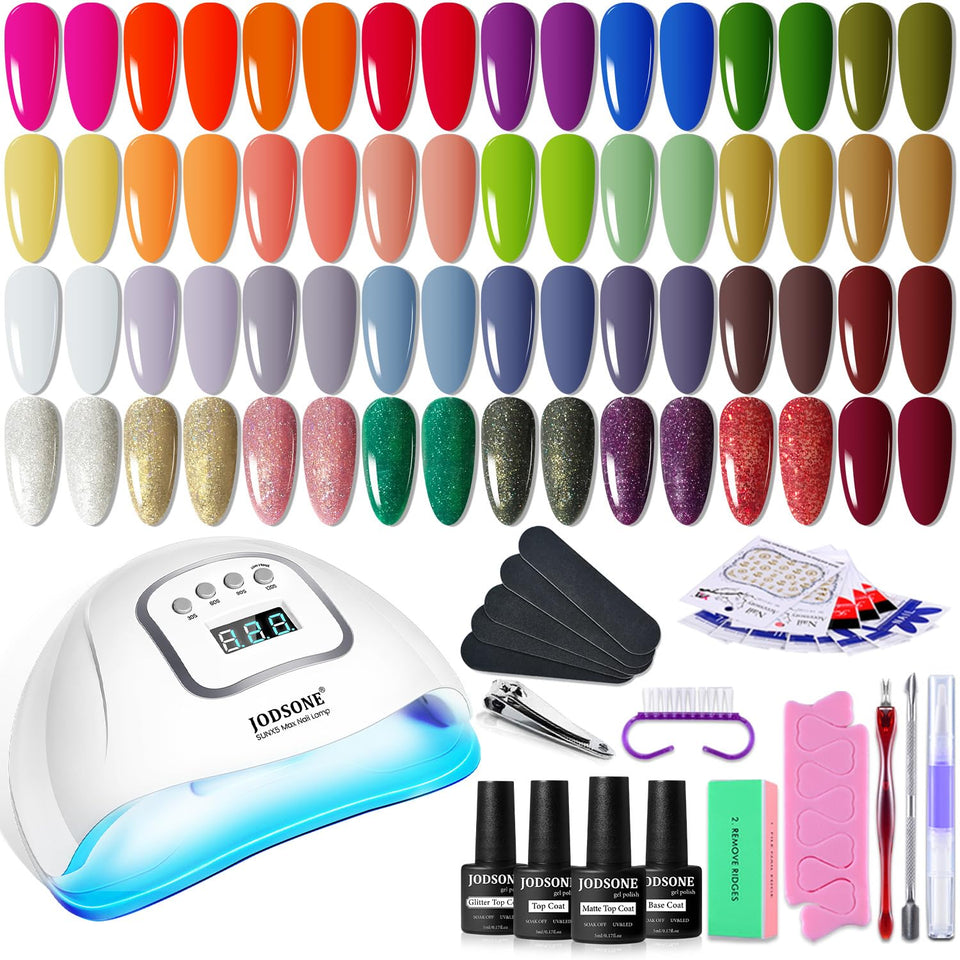 JODSONE front box and lamp showing complete kit for ready-to-use manicure