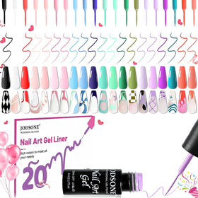 JODSONE front packaging showing full 20-color kit and neat layout benefit