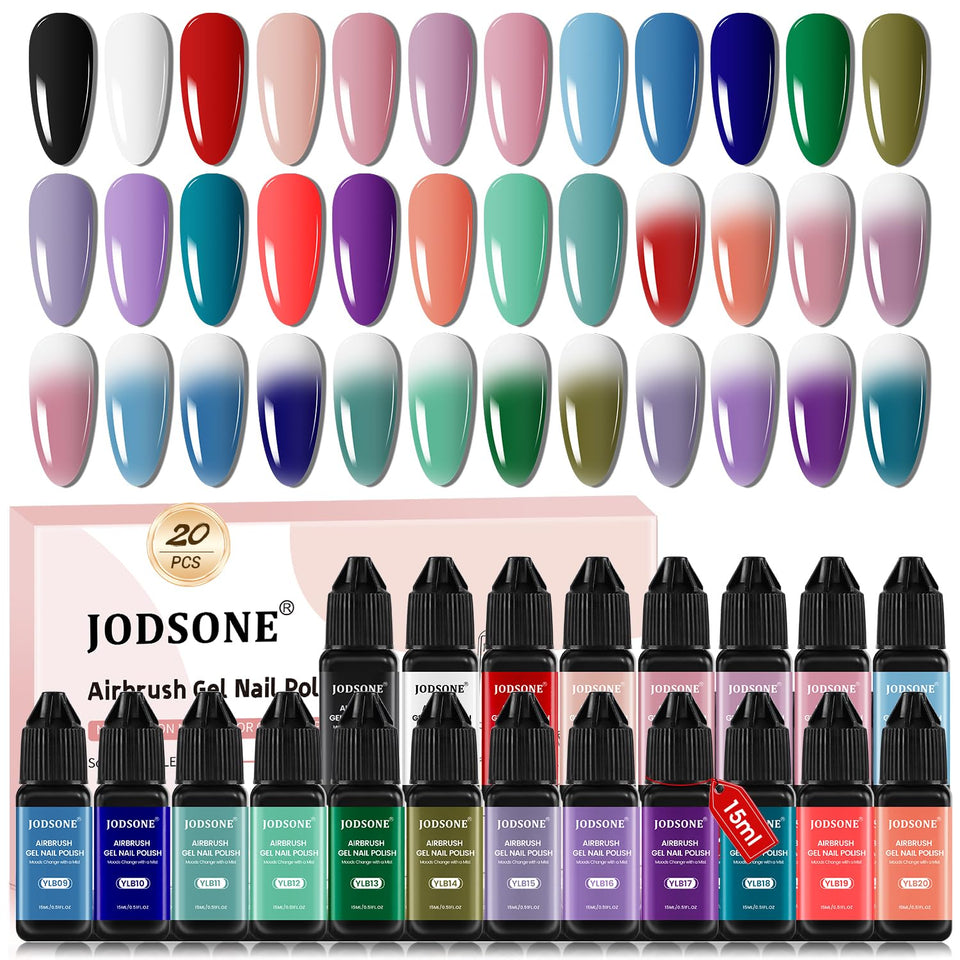 JODSONE front packaging showing 20 gel colors and neat display for gifting