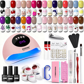 JODSONE front packaging showing full 32-color kit and lamp benefit quick setup