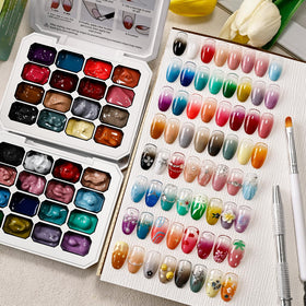 JODSONE front packaging showing 32-color gel kit and accessories for complete sets