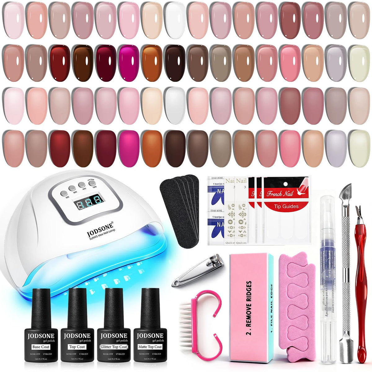 JODSONE front packaging showing full kit and organized contents for easy setup
