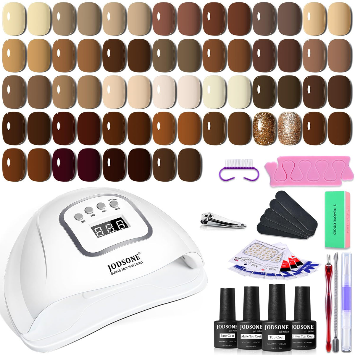 JODSONE front packaging showing full kit and color range, convenient gift option