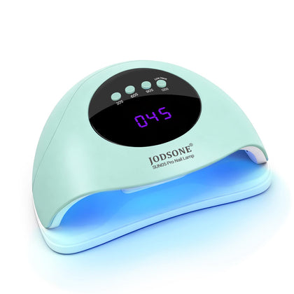 JODSONE front view green lamp showing compact shape and quick curing benefit