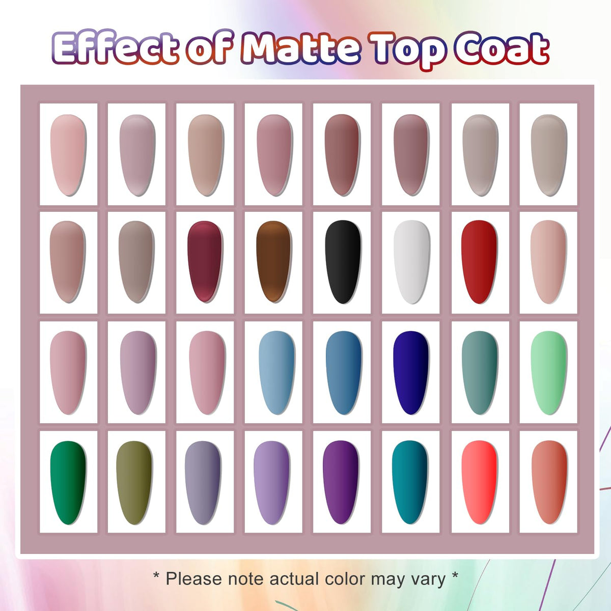 JODSONE glitter top coat bottle closeup, adds sparkle finish for nails
