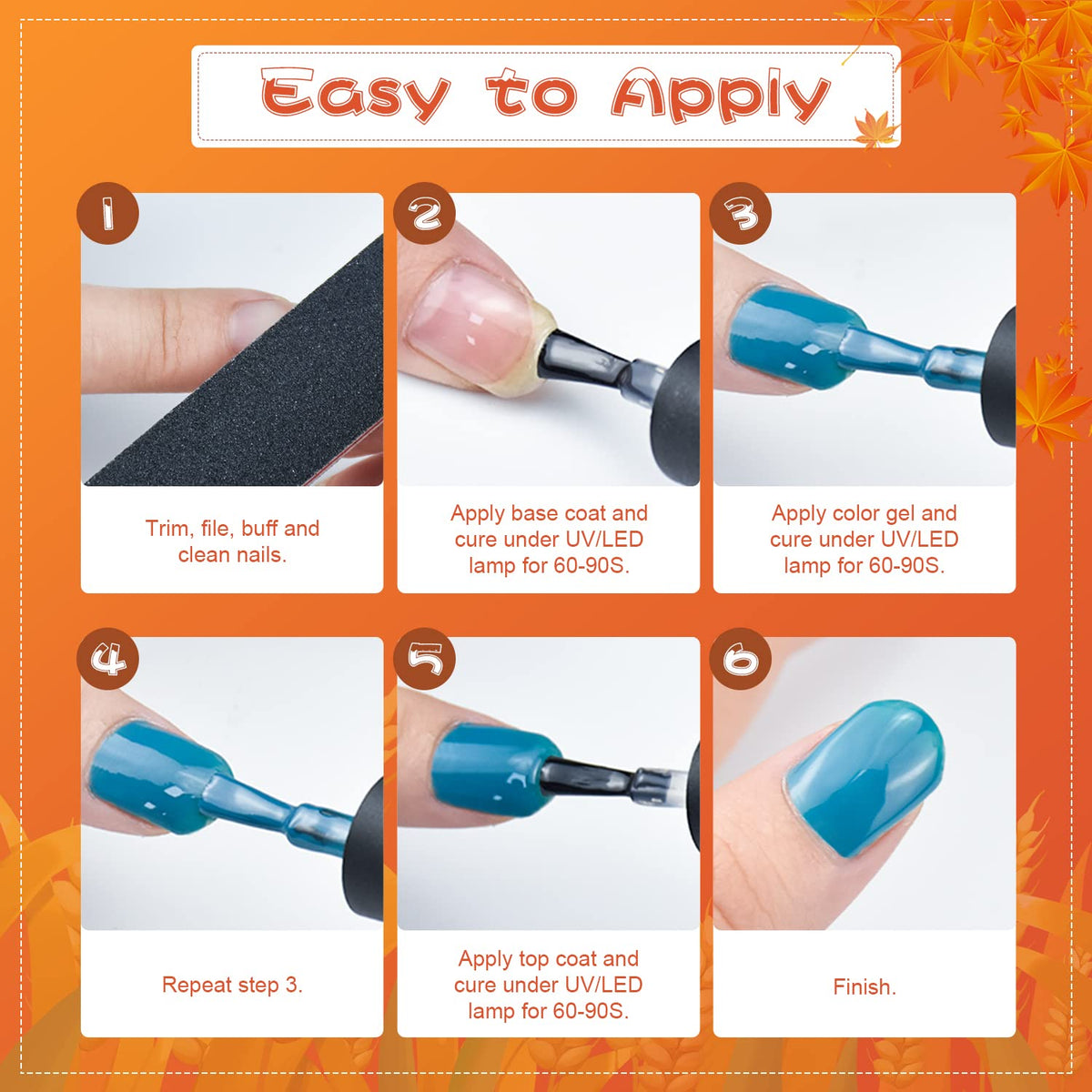 JODSONE hand inside lamp curing gel for quick salon-quality results