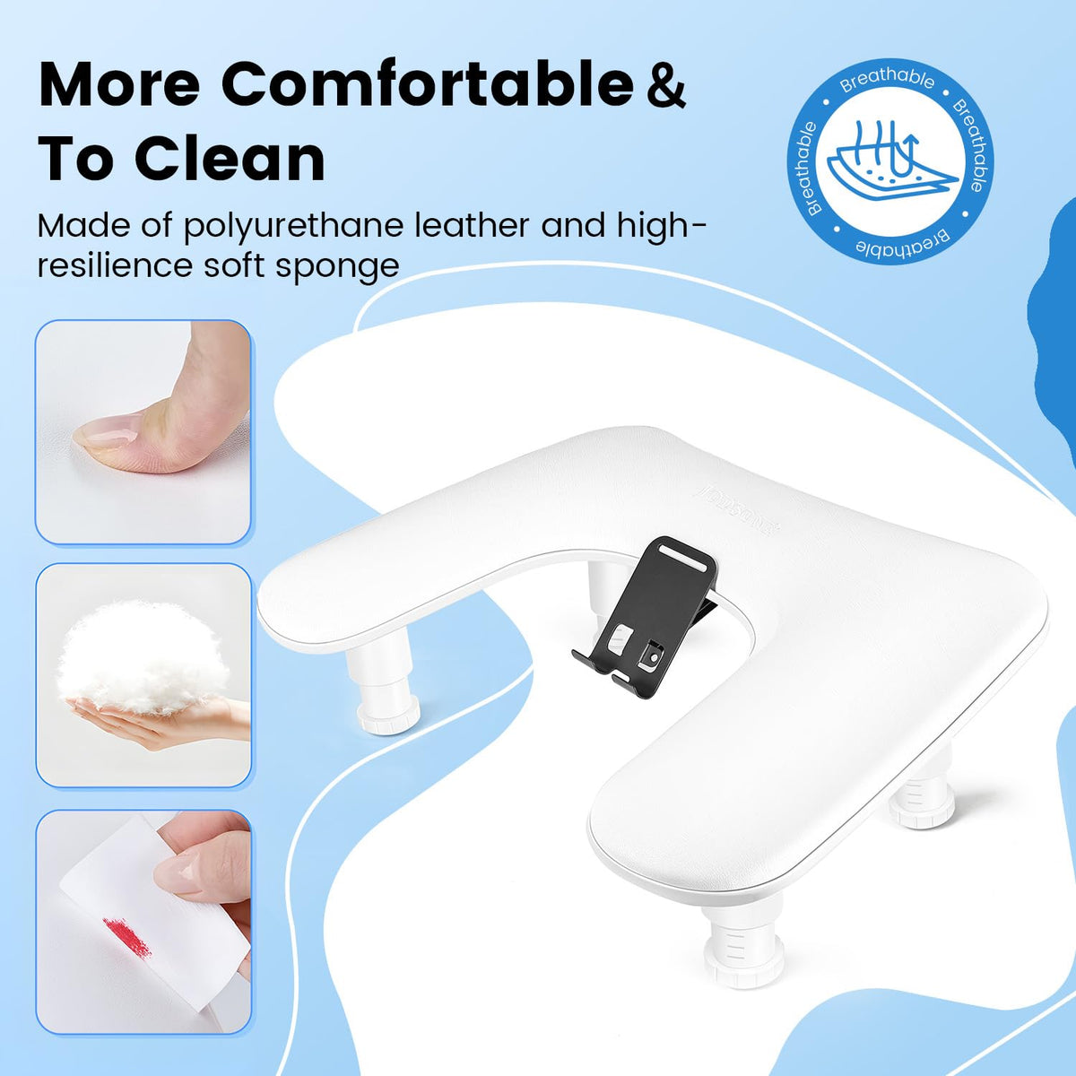 JODSONE in-salon use with technician and client showing improved comfort