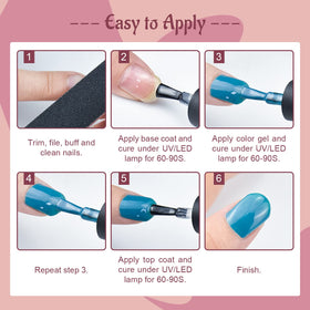JODSONE in use manicure application demonstrating salon-quality finish