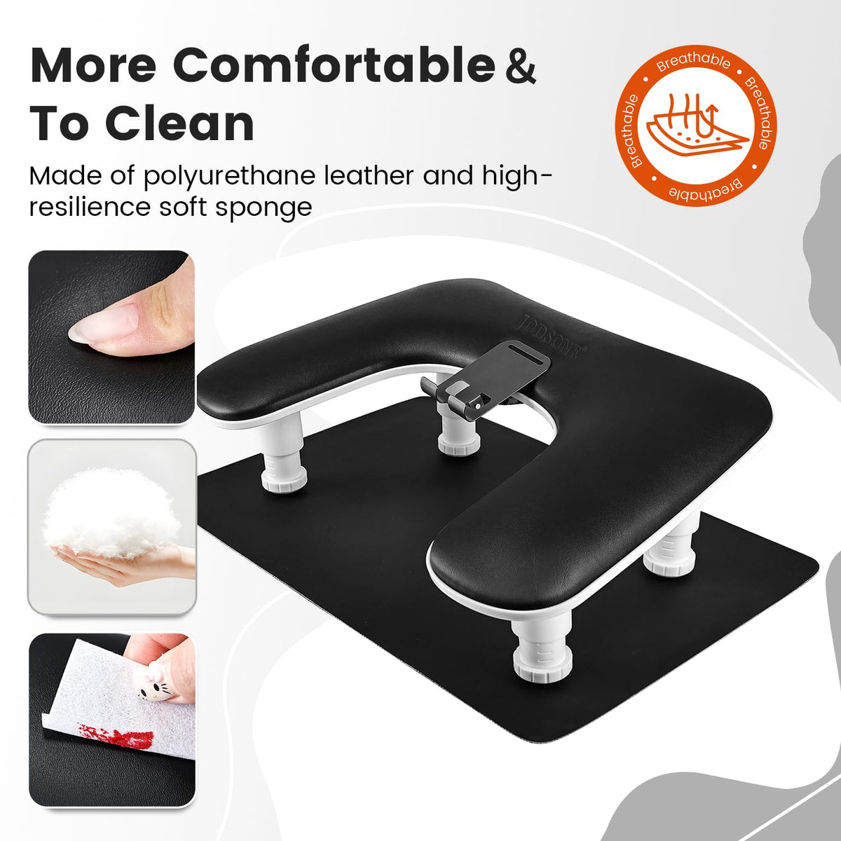 JODSONE in-use salon scene demonstrating client comfort and technician access