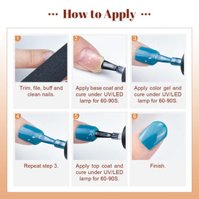 JODSONE manicure in use demonstrating cured salon-style nails and shine
