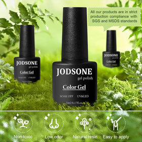 JODSONE LED nail lamp with timer, cures polish quickly and evenly