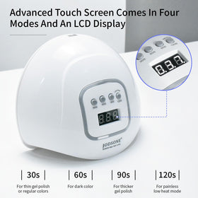 JODSONE LCD display and timer buttons for precise cure control