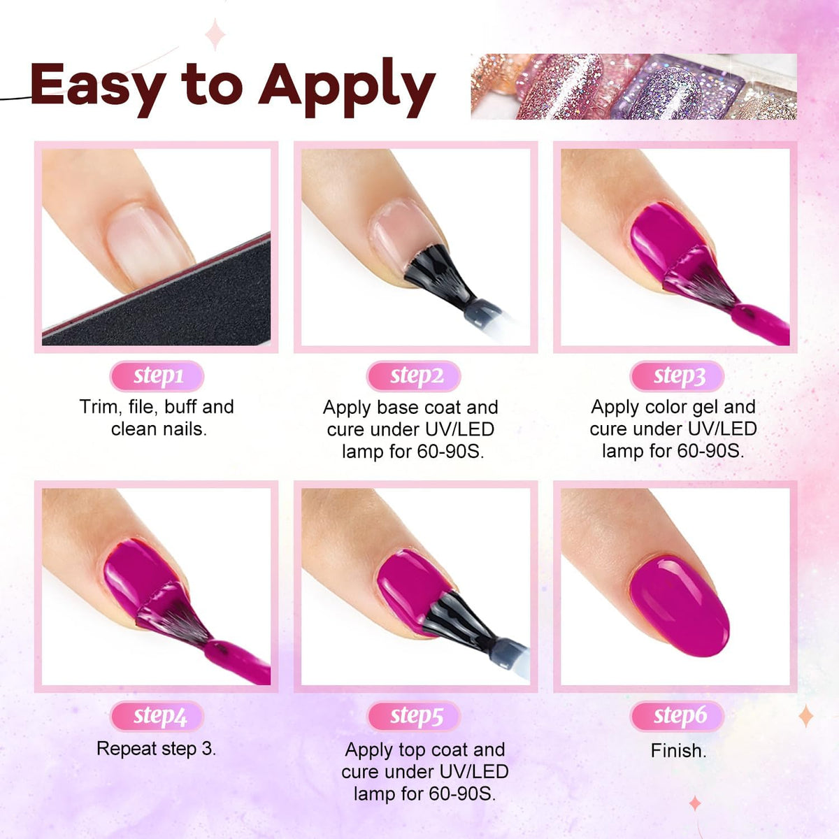 JODSONE lifestyle manicure at home portraying salon-quality results