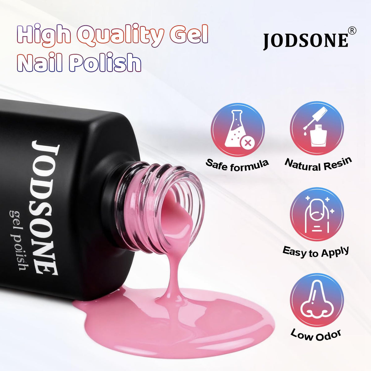 JODSONE lifestyle shot of a manicure in progress showing practical at-home use