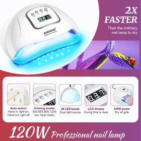 JODSONE manicure tools laid out for easy home salon use