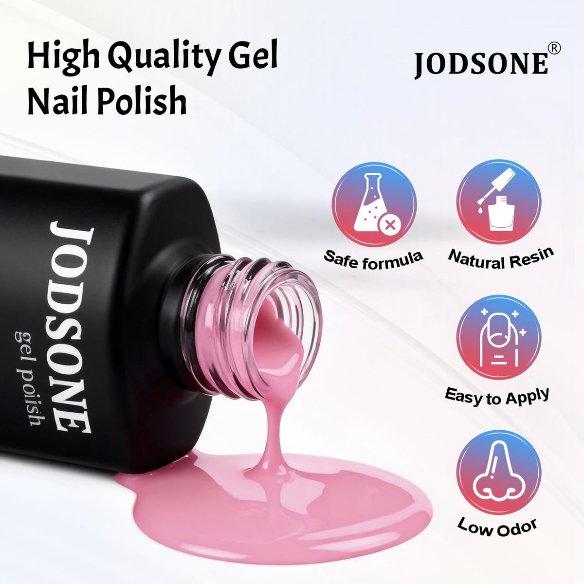 JODSONE matte and glitter top coats comparison for finish options