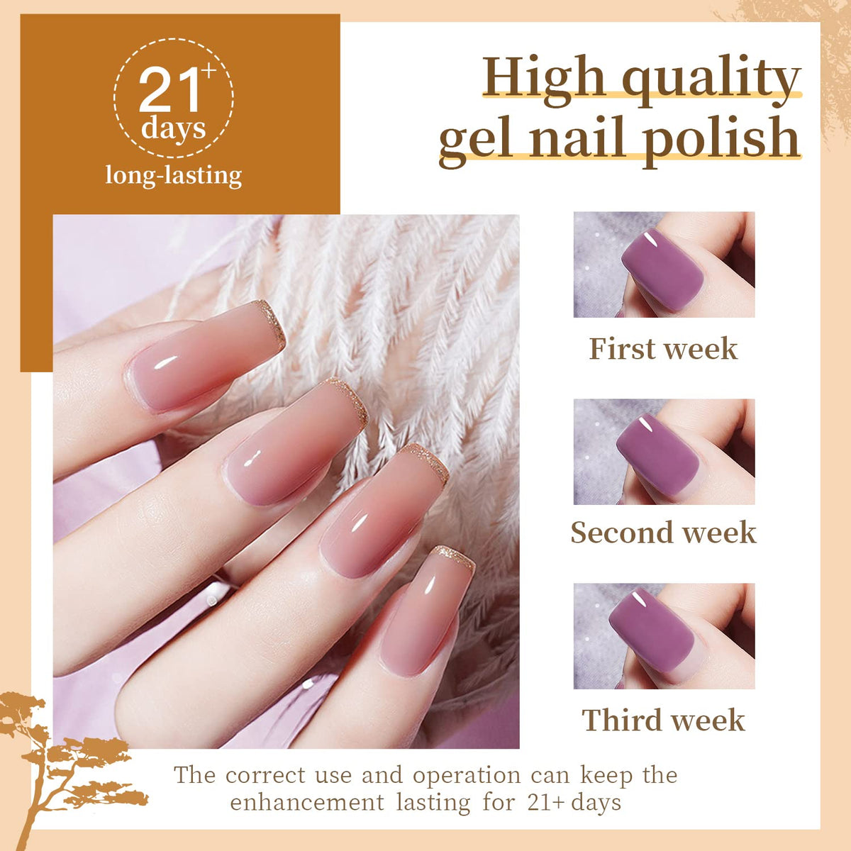 JODSONE matte and glossy top coats displayed to show finish options benefit