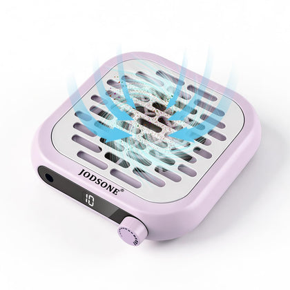 JODSONE front view of purple mini dust collector showing compact design and easy control, keeps counters clean