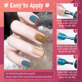 JODSONE nail in use demonstrating cured glossy manicure for salon results