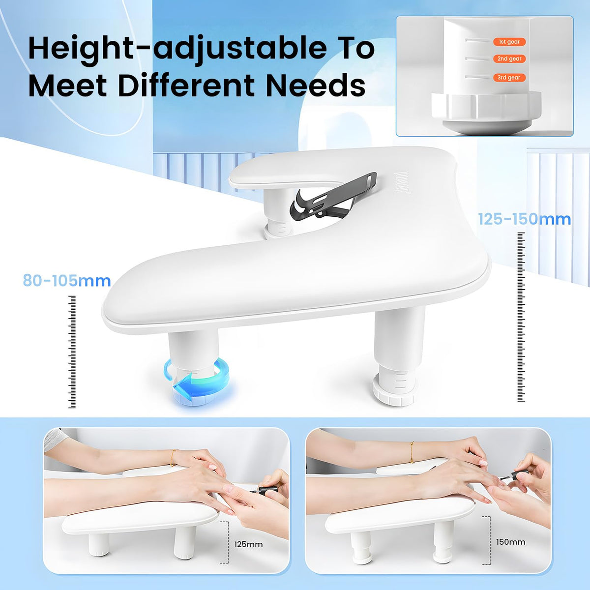 JODSONE phone holder rotated showing hands-free reference viewing benefit