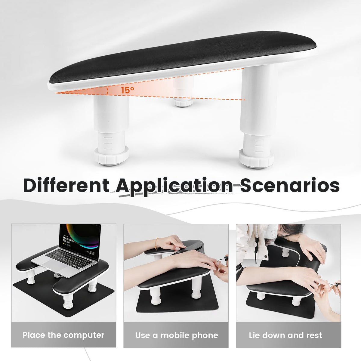 JODSONE phone holder rotated 360 degrees for hands-free viewing convenience