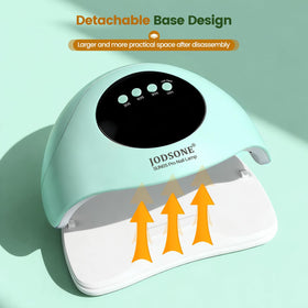 JODSONE removable base detail enabling easy cleanup and hygiene benefit