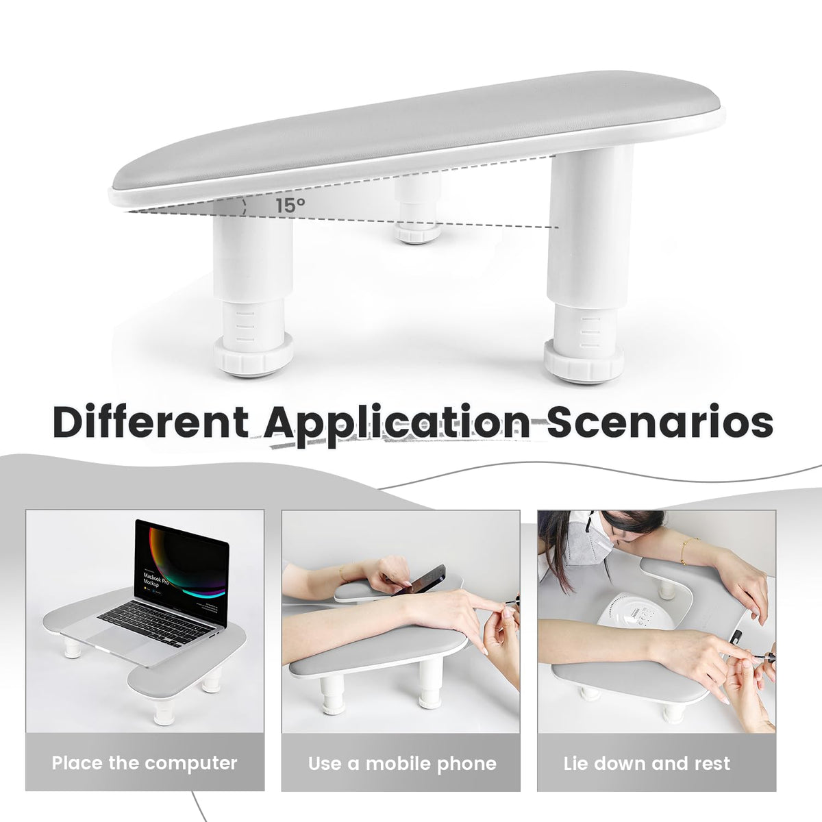 JODSONE rotating phone holder in use for hands-free viewing