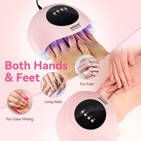 JODSONE next to a hand for scale to show roomy fit benefit