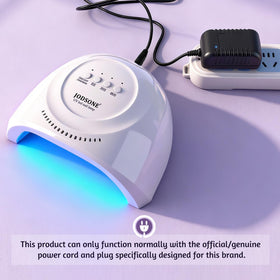 JODSONE kit next to a hand to show scale and real-world size reference